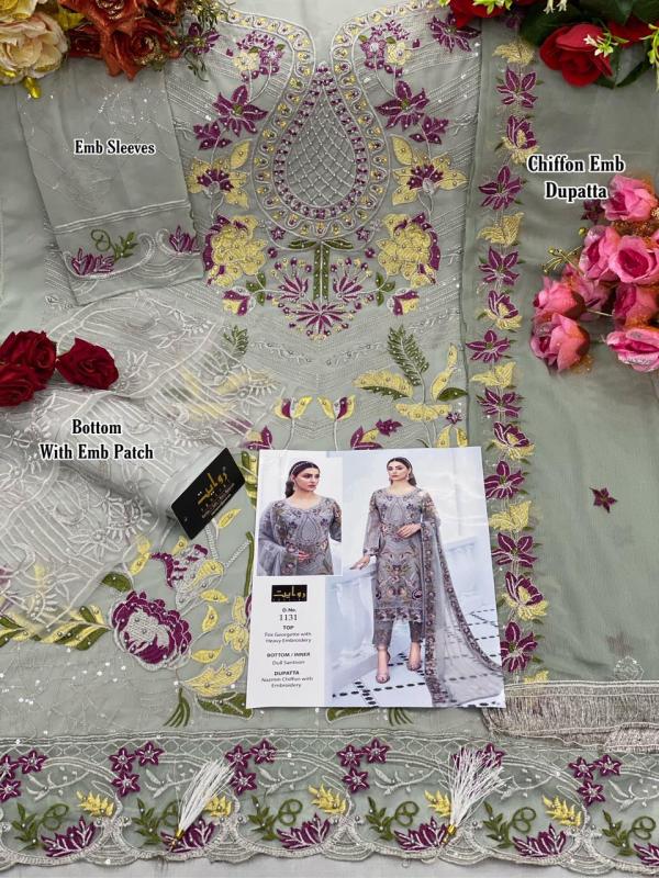 Rawayat Ramsha Vol 5 Beautiful Georgette Pakistani Salwar